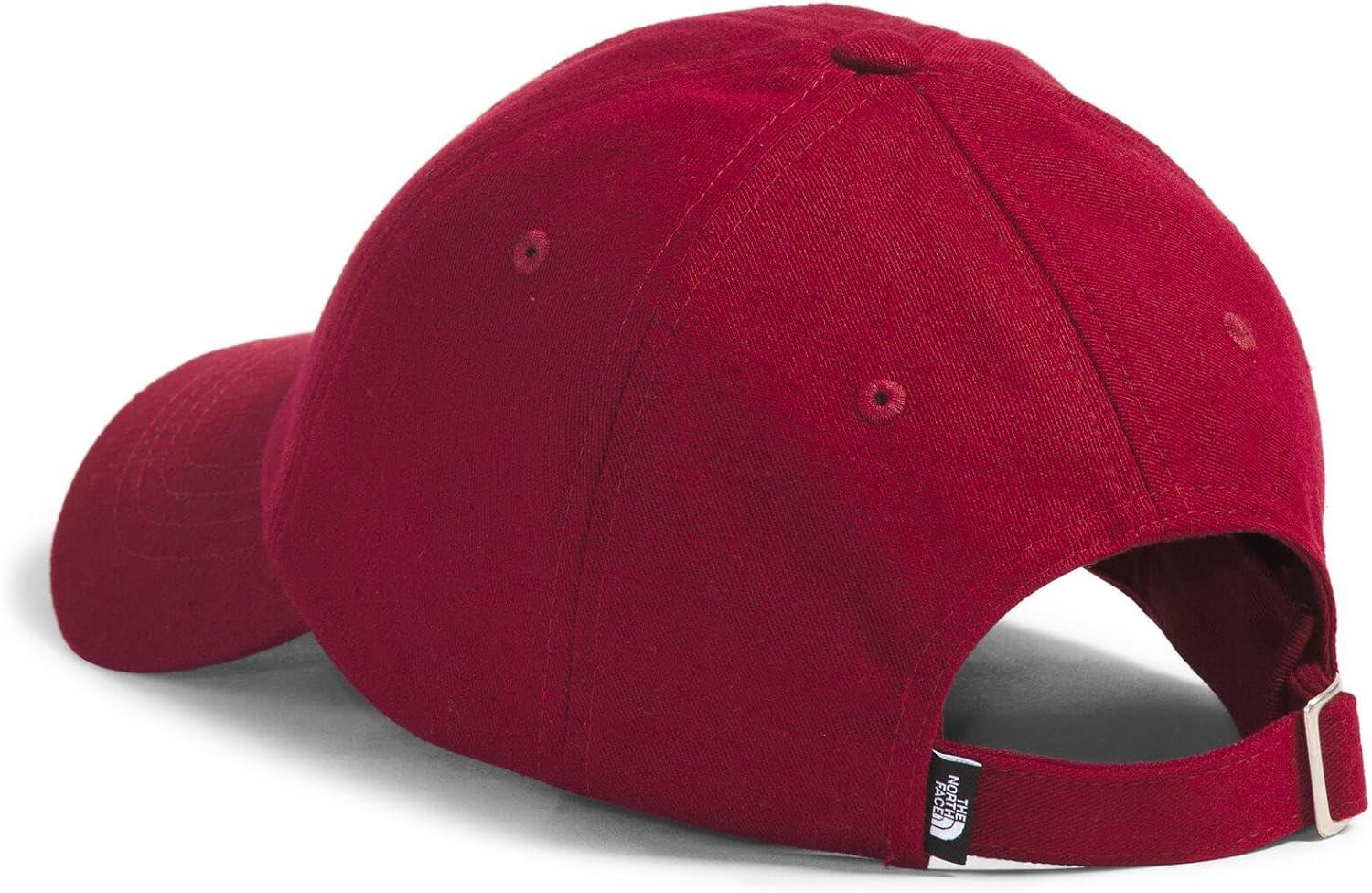 imageThe North Face Norm Baseball Hat Shallow Fit Ball Cap with Embroidered Logo Adjustable Strap Closure amp Silver BuckleBeetroot