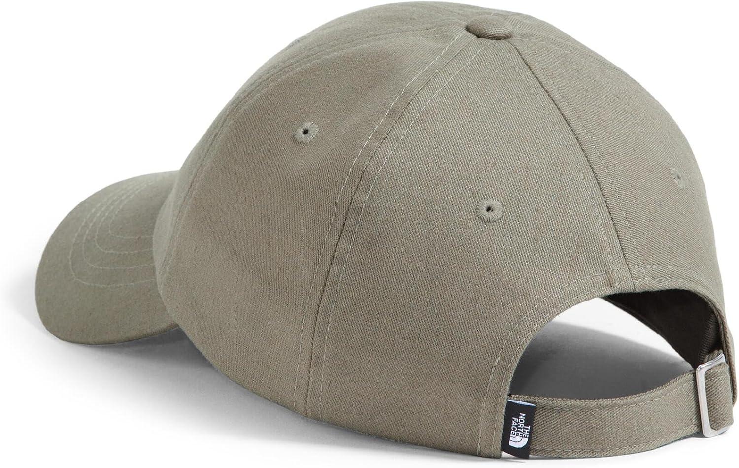 imageThe North Face Norm Baseball Hat Shallow Fit Ball Cap with Embroidered Logo Adjustable Strap Closure amp Silver BuckleClay Grey