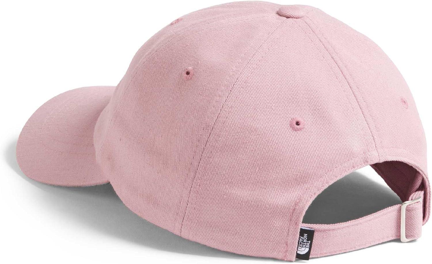 imageThe North Face Norm Baseball Hat Shallow Fit Ball Cap with Embroidered Logo Adjustable Strap Closure amp Silver BuckleMetal Pink