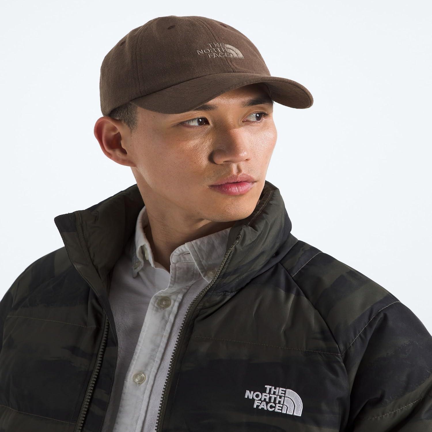 imageThe North Face Norm Baseball Hat Shallow Fit Ball Cap with Embroidered Logo Adjustable Strap Closure amp Silver BuckleSmokey BrownMocha Brown