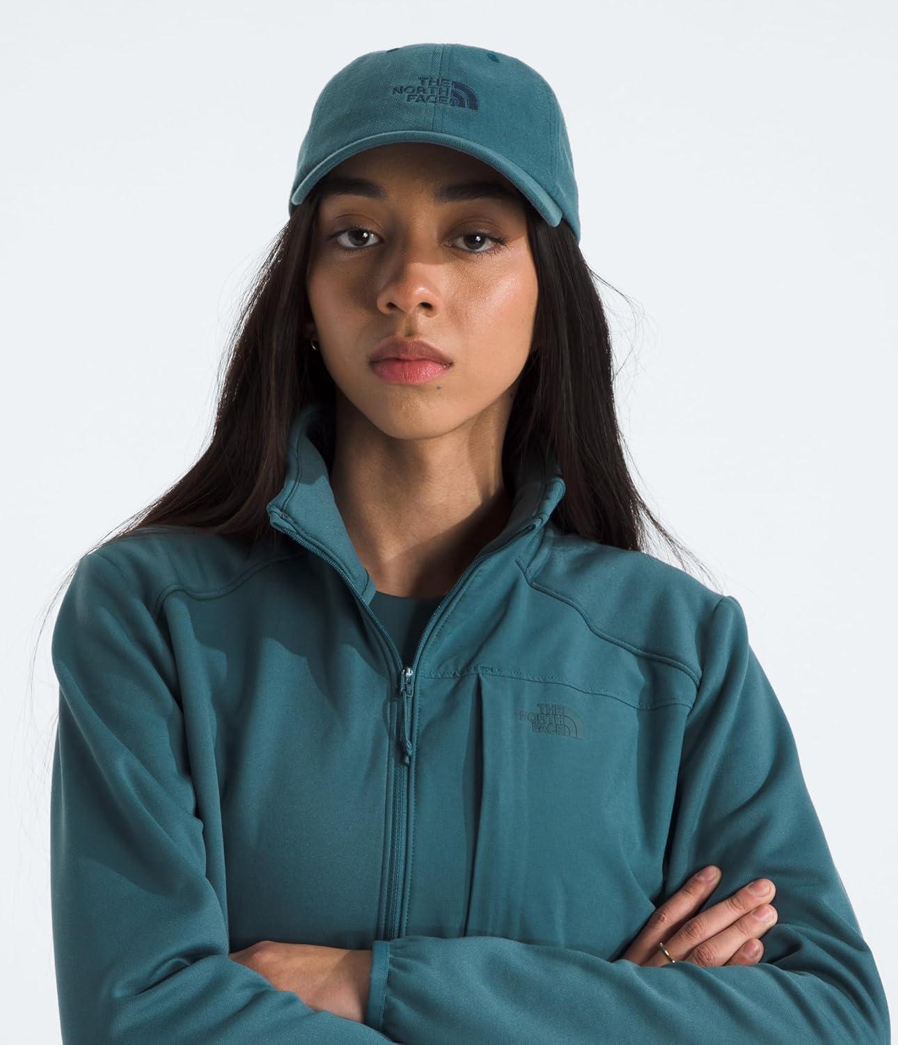 imageThe North Face Norm Baseball Hat Shallow Fit Ball Cap with Embroidered Logo Adjustable Strap Closure amp Silver BuckleSpaceDeep Cypress