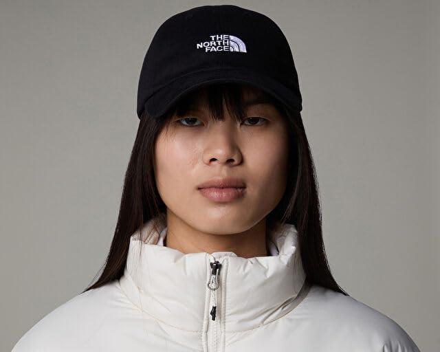 imageThe North Face Norm Baseball Hat Shallow Fit Ball Cap with Embroidered Logo Adjustable Strap Closure amp Silver BuckleTnf Black