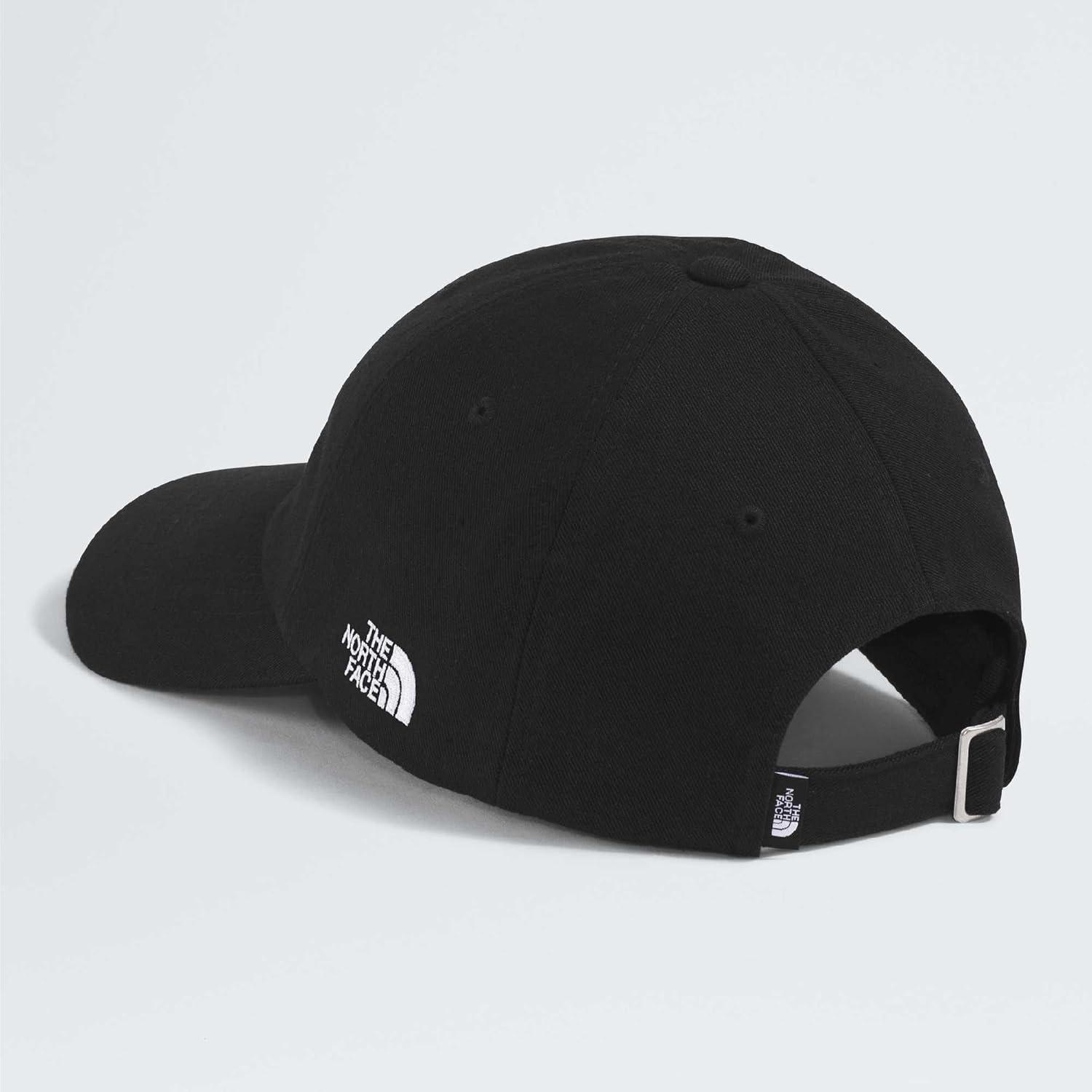 imageThe North Face Norm Baseball Hat Shallow Fit Ball Cap with Embroidered Logo Adjustable Strap Closure amp Silver BuckleTnf BlackBase Camp Patch