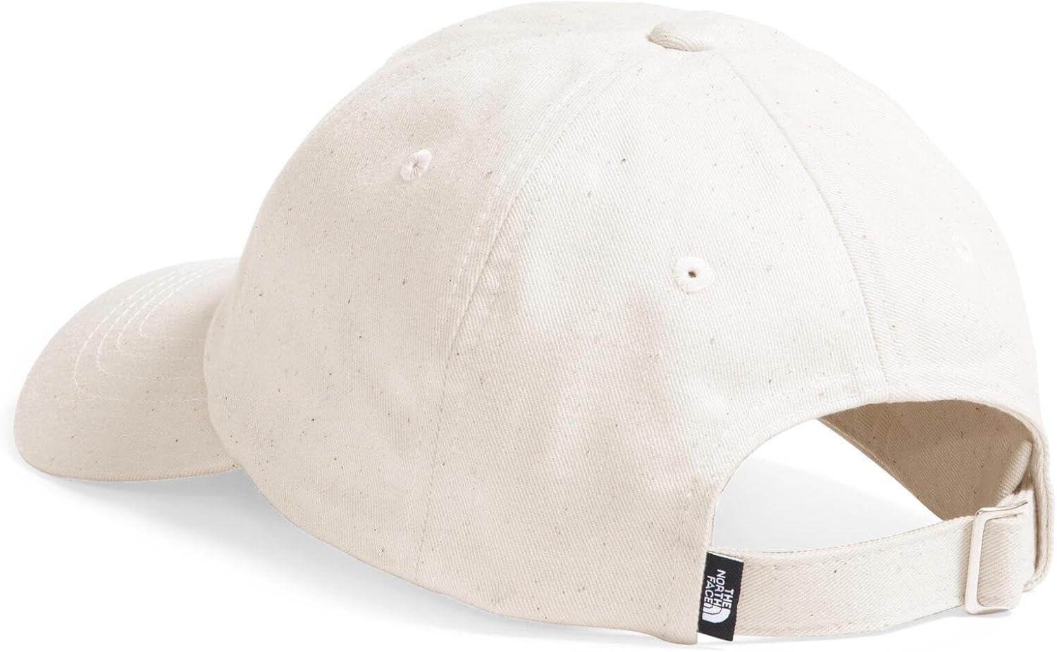 imageThe North Face Norm Baseball Hat Shallow Fit Ball Cap with Embroidered Logo Adjustable Strap Closure amp Silver BuckleWhite DuneRaw Undyed