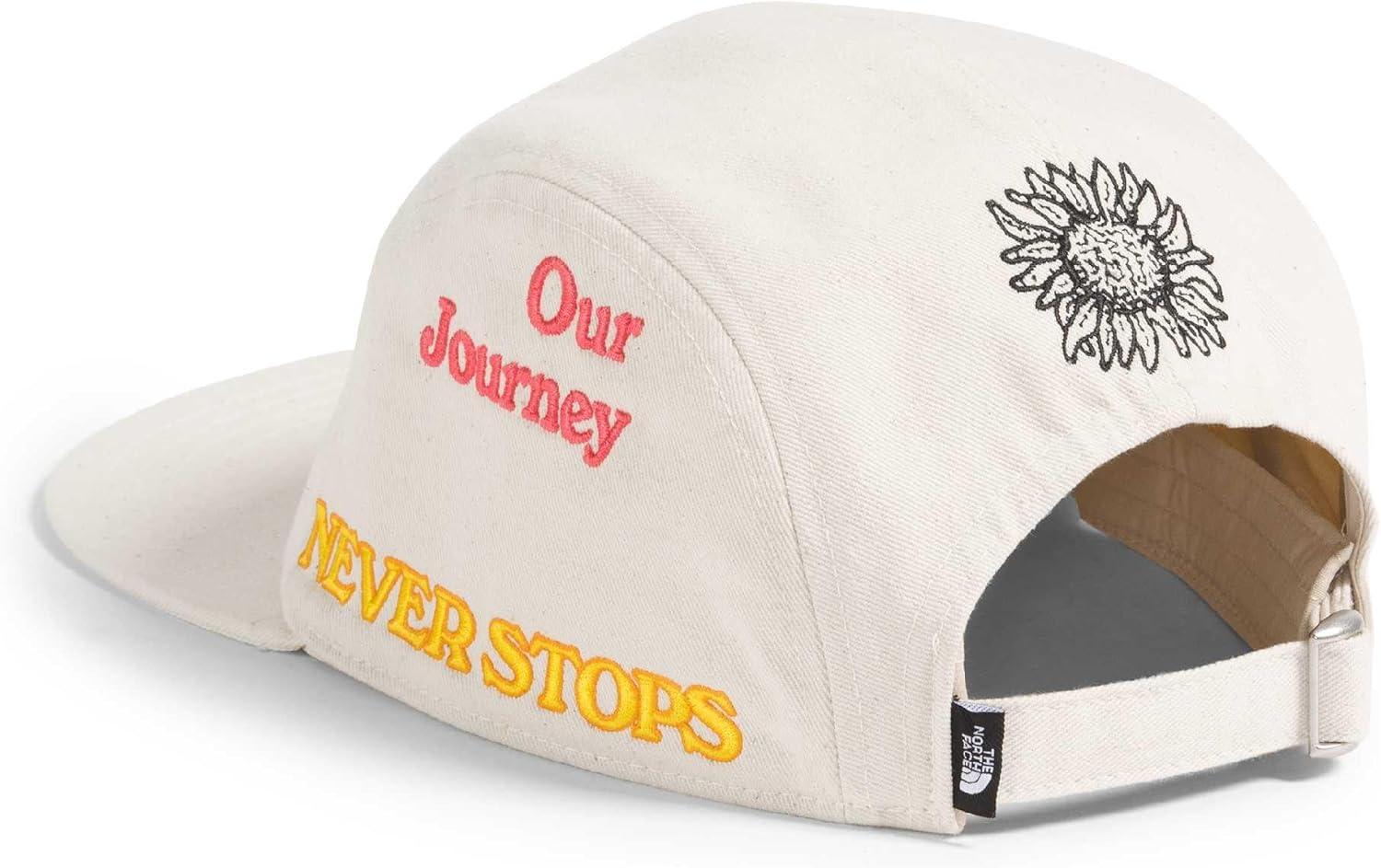 imageThe North Face Unisex Adult Norm 5Panel HatWhite DuneRaw UndyedGraphics