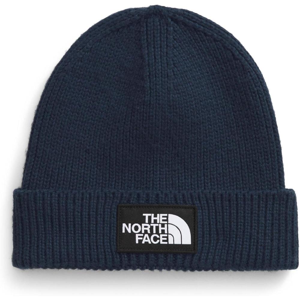 imageThe North FACE UnisexAdult TNF Logo Box Cuffed BeanieSummit Navy