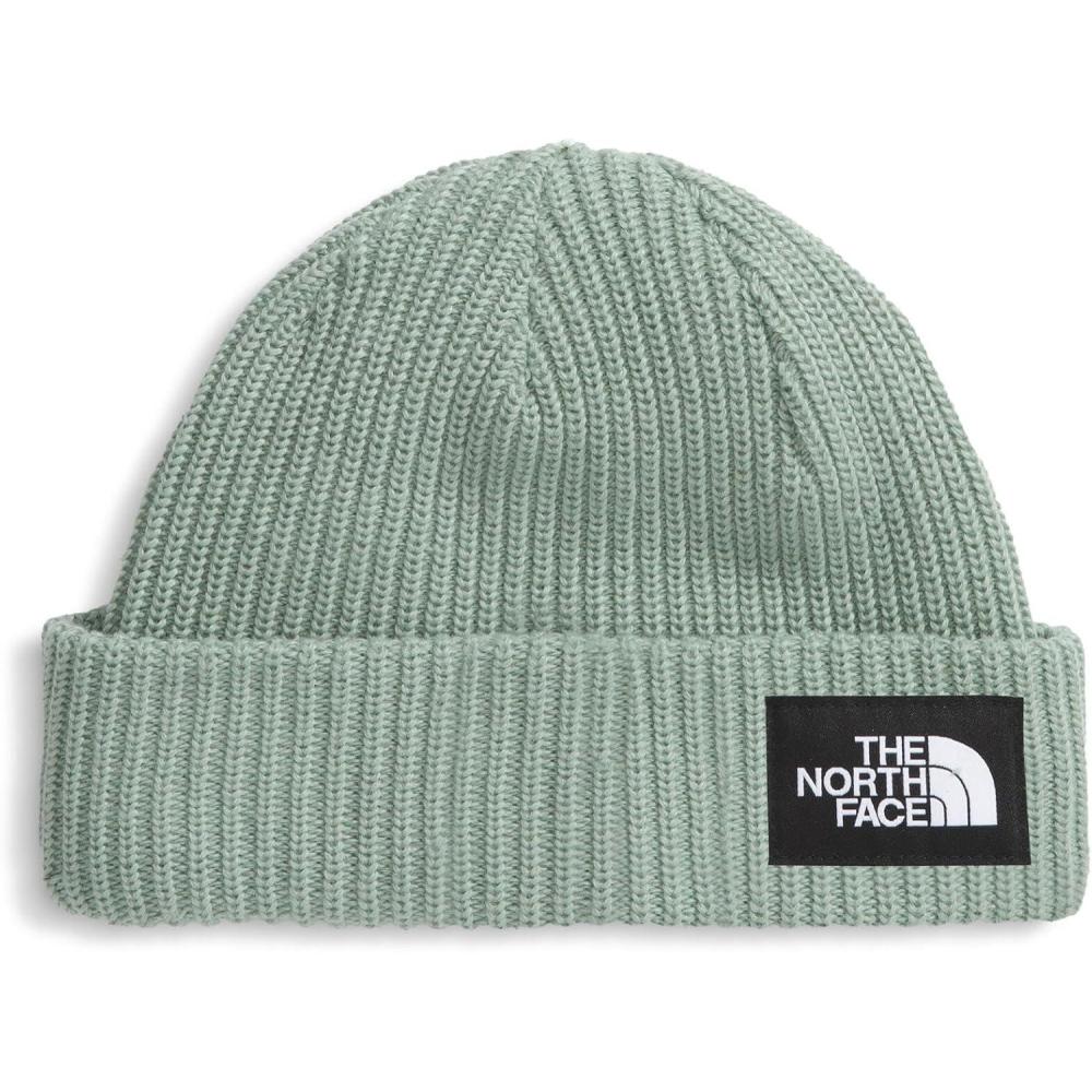 imageThe North FACE UnisexBaby Salty Dog Winter Beanie Cuffed Winter Hat Moisture Management Flashdry Cable DetailingSlate Moss