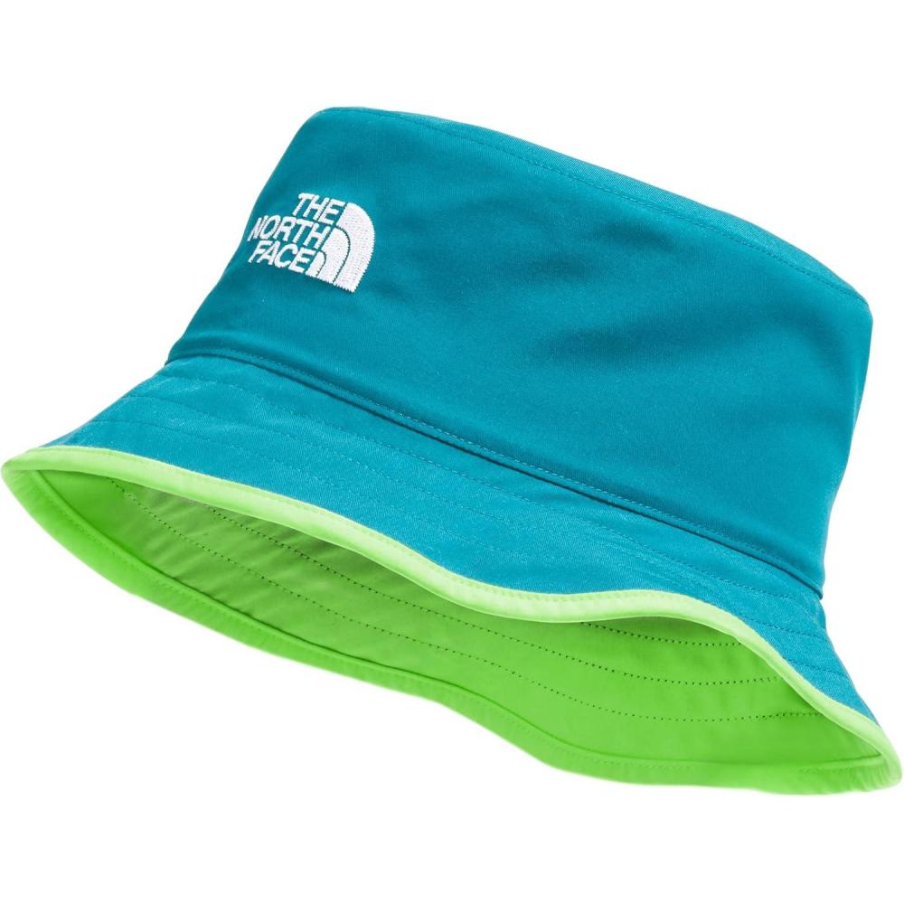 imageThe North Face Kids Class V Reversible Bucket ToddlerLittle KidsBig KidsBlue MossSafety Green