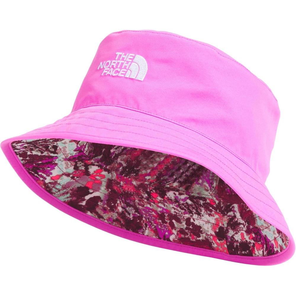 imageThe North Face Kids Class V Reversible Bucket ToddlerLittle KidsBig KidsViolet Crocus Maze Floral PrintViolet Crocus