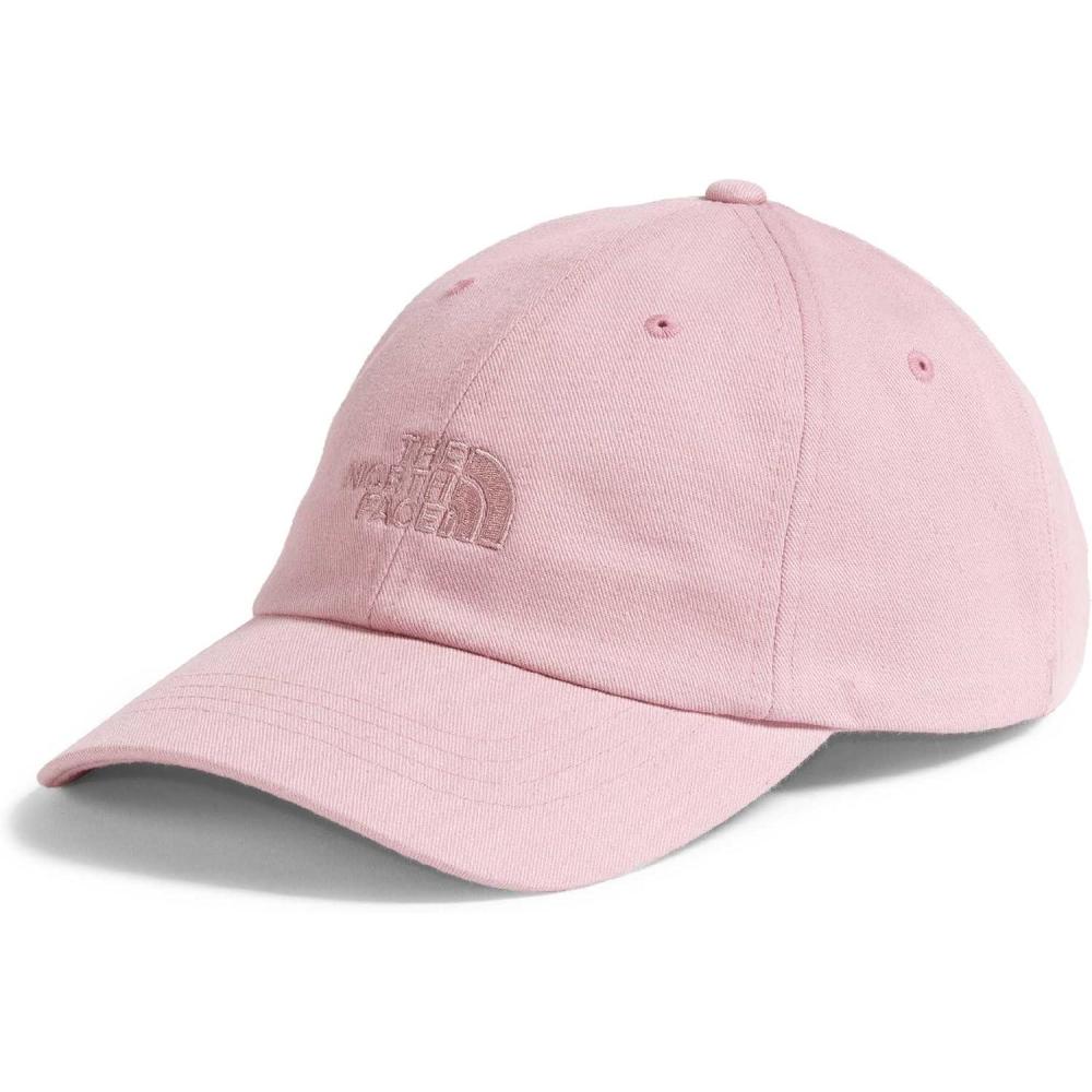 imageThe North Face Norm Baseball Hat Shallow Fit Ball Cap with Embroidered Logo Adjustable Strap Closure amp Silver BuckleMetal Pink
