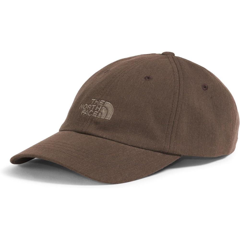 imageThe North Face Norm Baseball Hat Shallow Fit Ball Cap with Embroidered Logo Adjustable Strap Closure amp Silver BuckleSmokey BrownMocha Brown