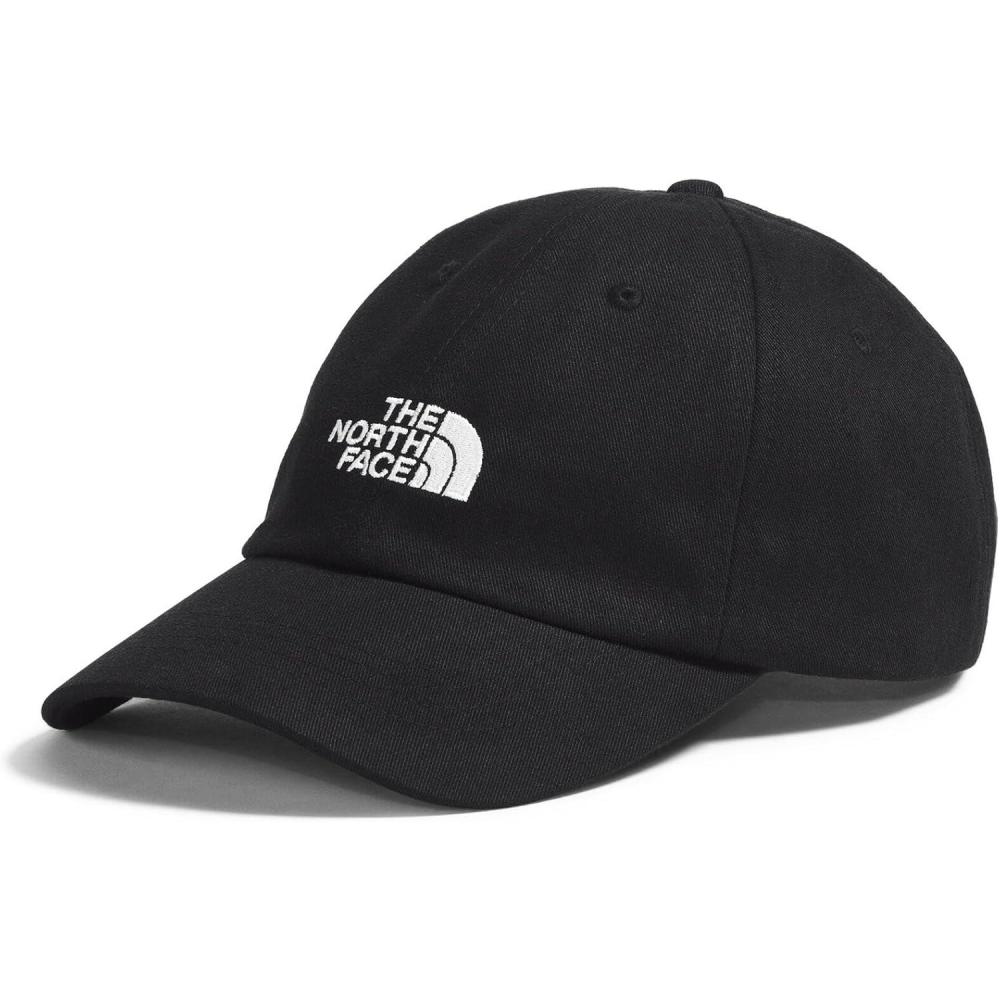 imageThe North Face Norm Baseball Hat Shallow Fit Ball Cap with Embroidered Logo Adjustable Strap Closure amp Silver BuckleTnf Black