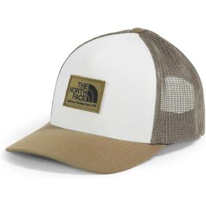 THE NORTH FACE Keep It Patched Trucker | Deep Fit Snapback Hat for Men & Women With Breathable Mesh Panels(Cedar/White Dune)