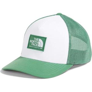 THE NORTH FACE Keep It Patched Trucker | Deep Fit Snapback Hat for Men & Women With Breathable Mesh Panels(Dimmed Algae/Tnf White)