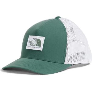 THE NORTH FACE Keep It Patched Trucker | Deep Fit Snapback Hat for Men & Women With Breathable Mesh Panels(Duck Green/Tnf White)