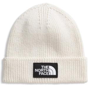 The North FACE Unisex-Adult TNF Logo Box Cuffed Beanie(White Dune)