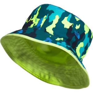 The North Face Kids Class V Reversible Bucket (Toddler/Little Kids/Big Kids)(Summit Navy Nature Camo Print/Led Yellow)