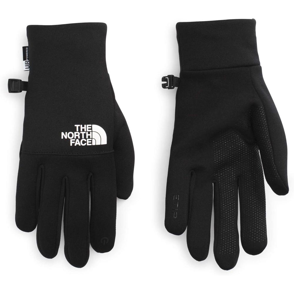 imageTHE NORTH FACE Etip Fleece Recycled Gloves Touchscreen Compatible Gear for Men amp Women Hand Warming Winter EssentialTnf BlackTnf White