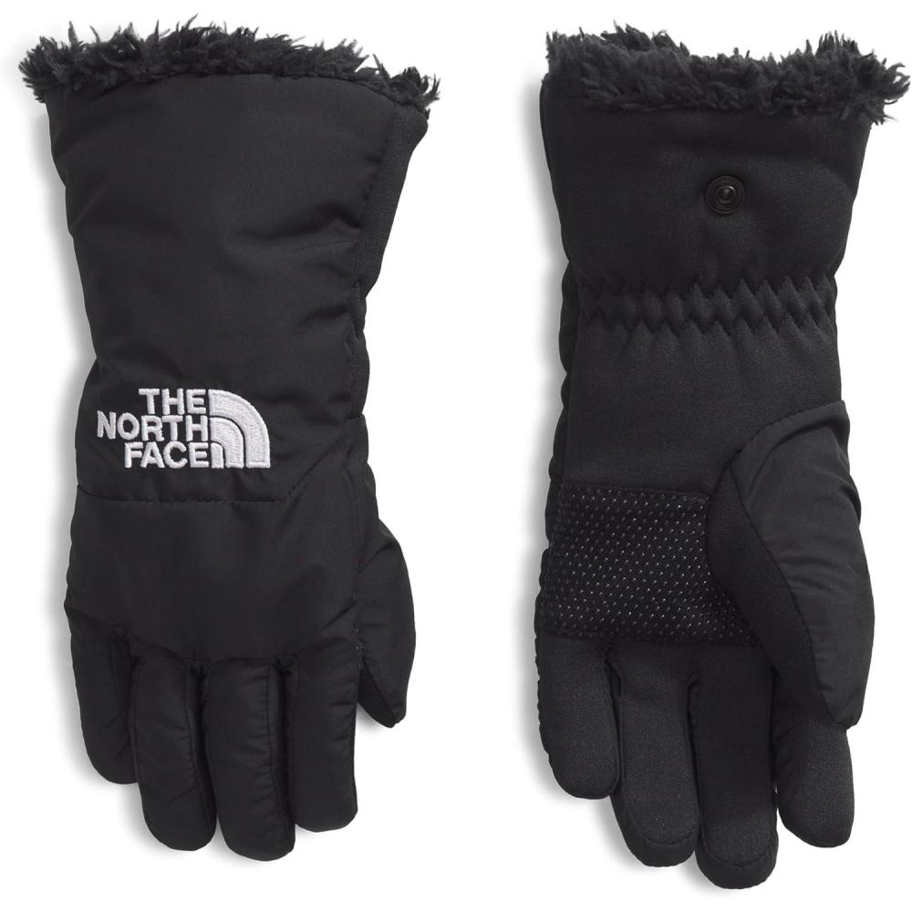 imageThe North Face Boys Shasta Glove  Touchscreen Compatible Water Repellent Moisture Wicking Wind Resistant Heatseeker InsulationTnf Black