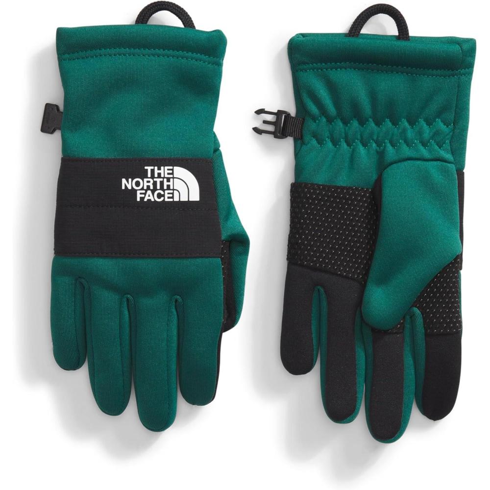 imageThe North Face Little Kids Sierra Fleece Etip Glove  Touchscreen Compatible Silicone Gripper Dots Pairing ClipEvergreen