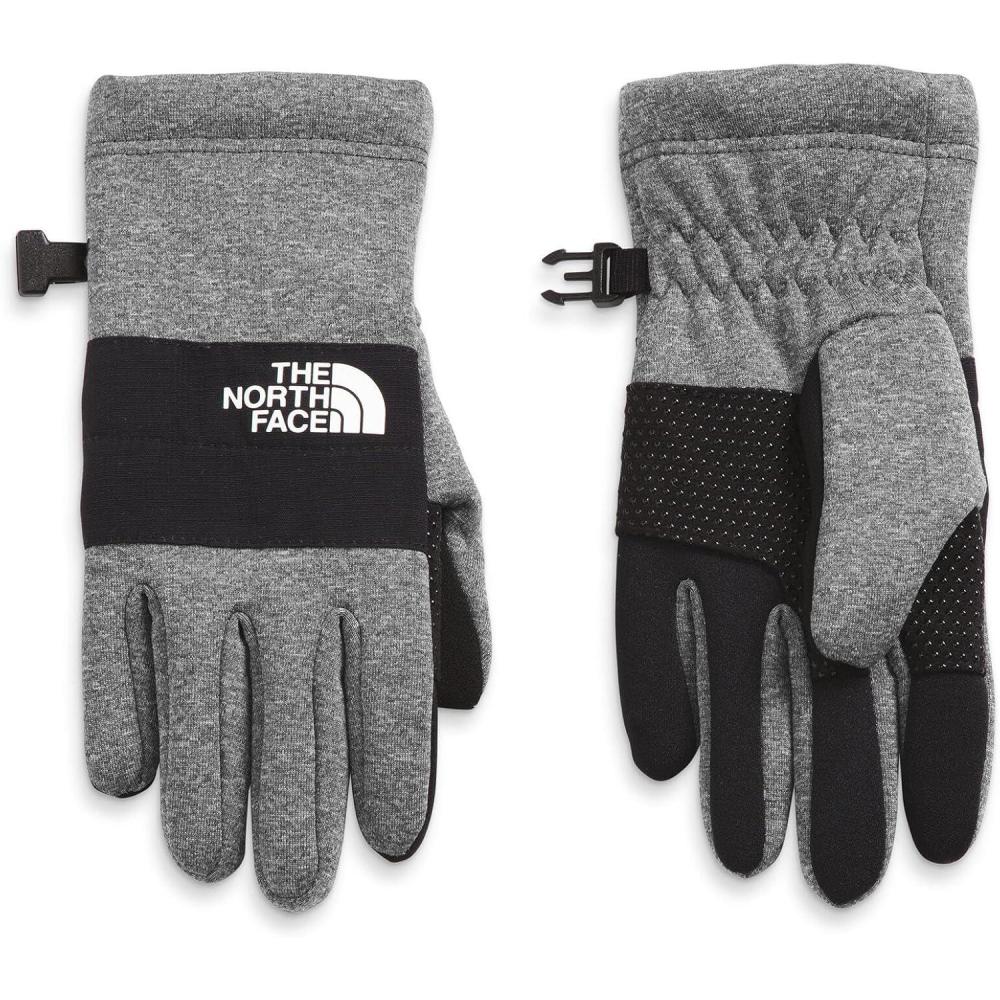 imageThe North Face Little Kids Sierra Fleece Etip Glove Touchscreen Compatible Silicone Gripper Dots Pairing ClipTnf Medium Grey Heather