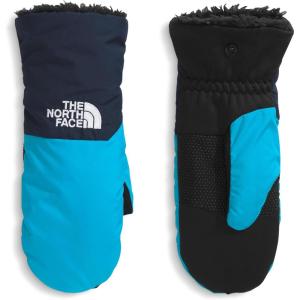 The North Face boys Shasta Mitt – Touchscreen Compatible, Water Repellent, Moisture Wicking, Wind Resistant, Fleece Lining(Meridian Blue/Summit Navy)
