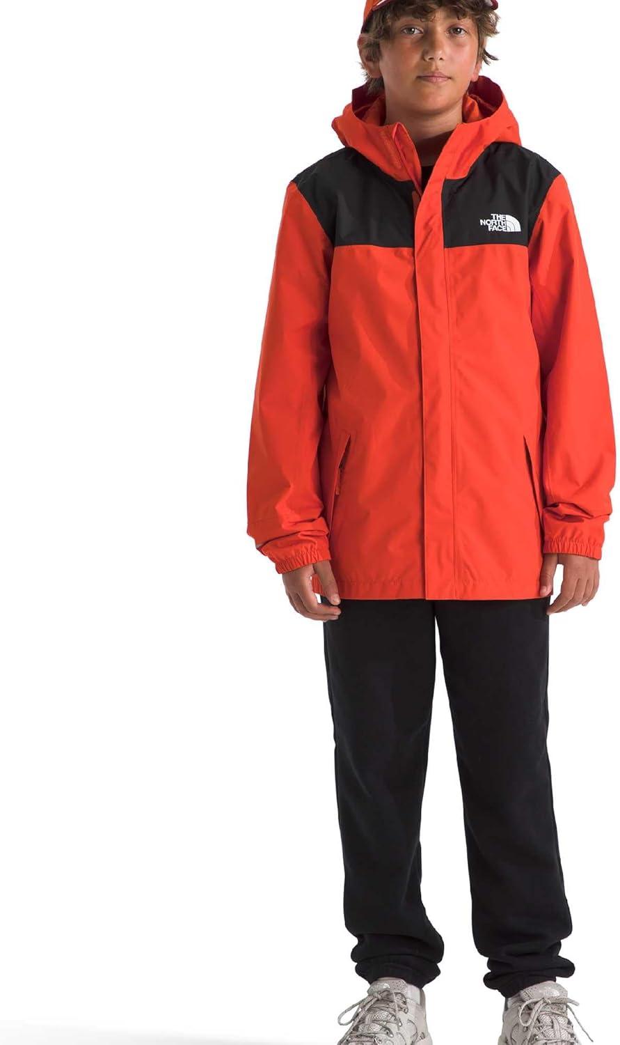 imageTHE NORTH FACE Boys Antora Waterproof Rain JacketLava Red