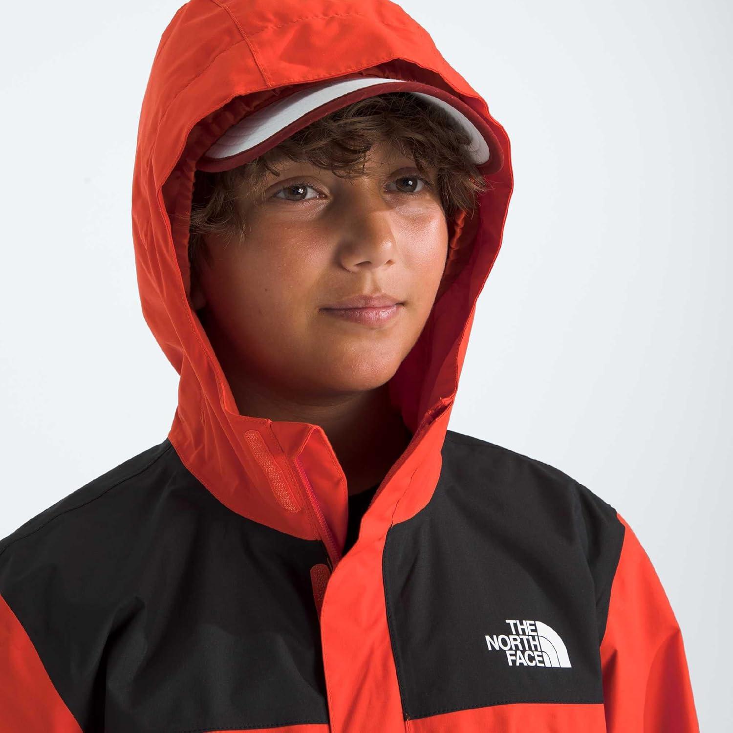 imageTHE NORTH FACE Boys Antora Waterproof Rain JacketLava Red