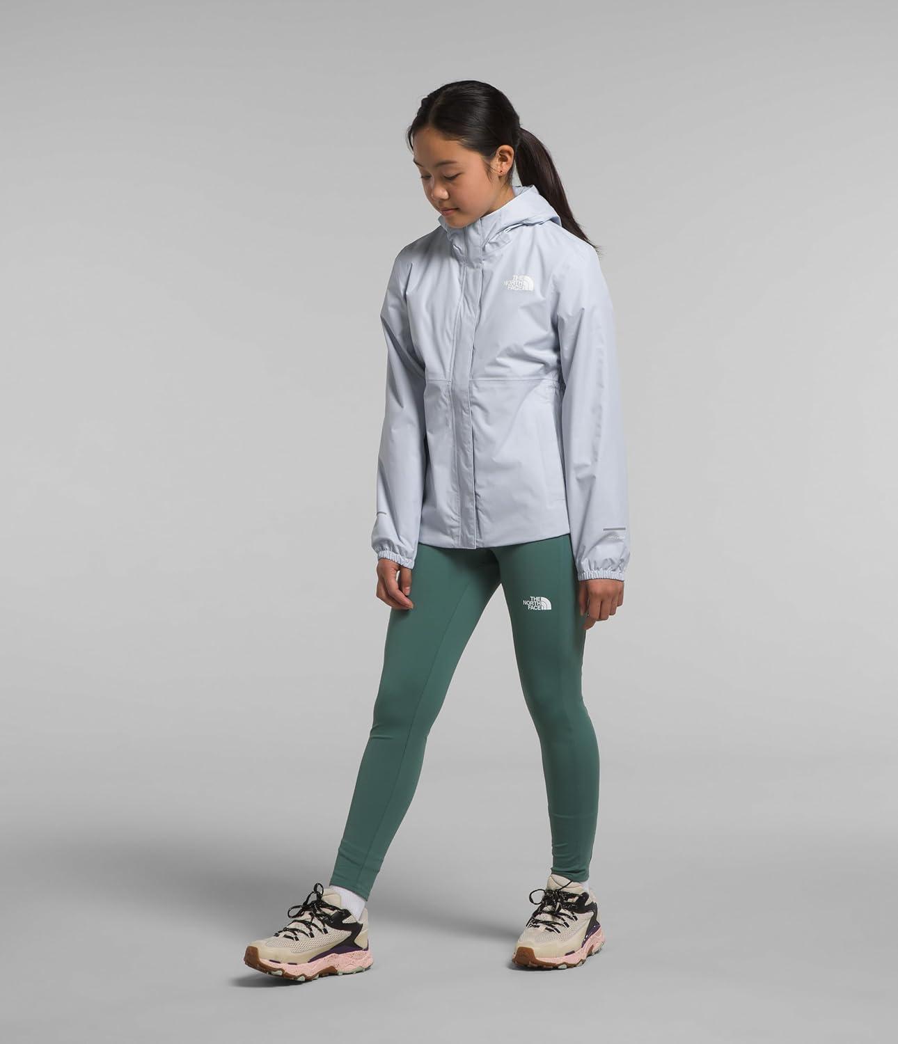 imageTHE NORTH FACE Girls Antora Rain Jacket Waterproof Breathable 3piece Hood Secure Zip Hand PocketDusty Periwinkle