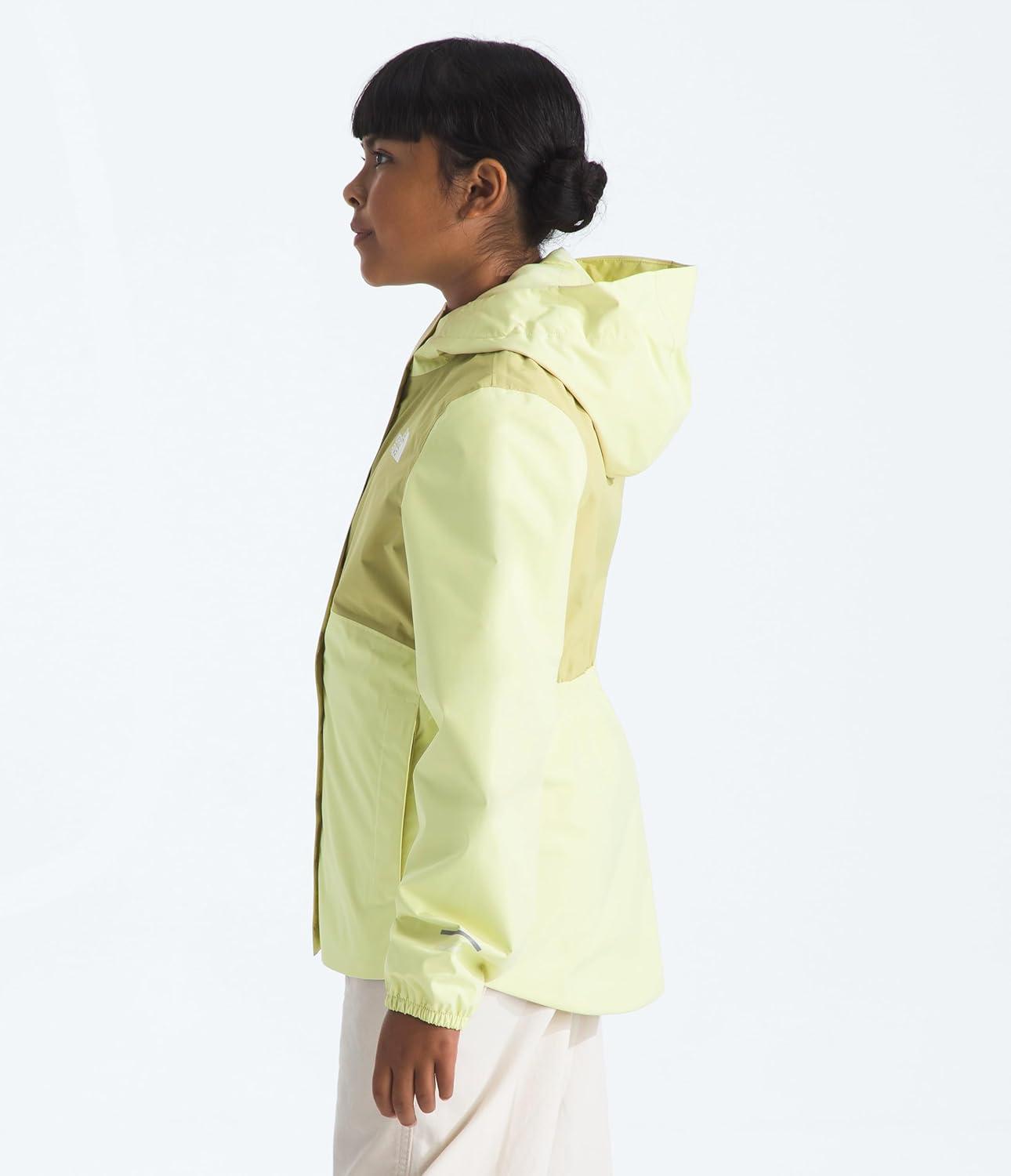 imageTHE NORTH FACE Girls Antora Rain Jacket Waterproof Breathable 3piece Hood Secure Zip Hand PocketLemon Mistpear