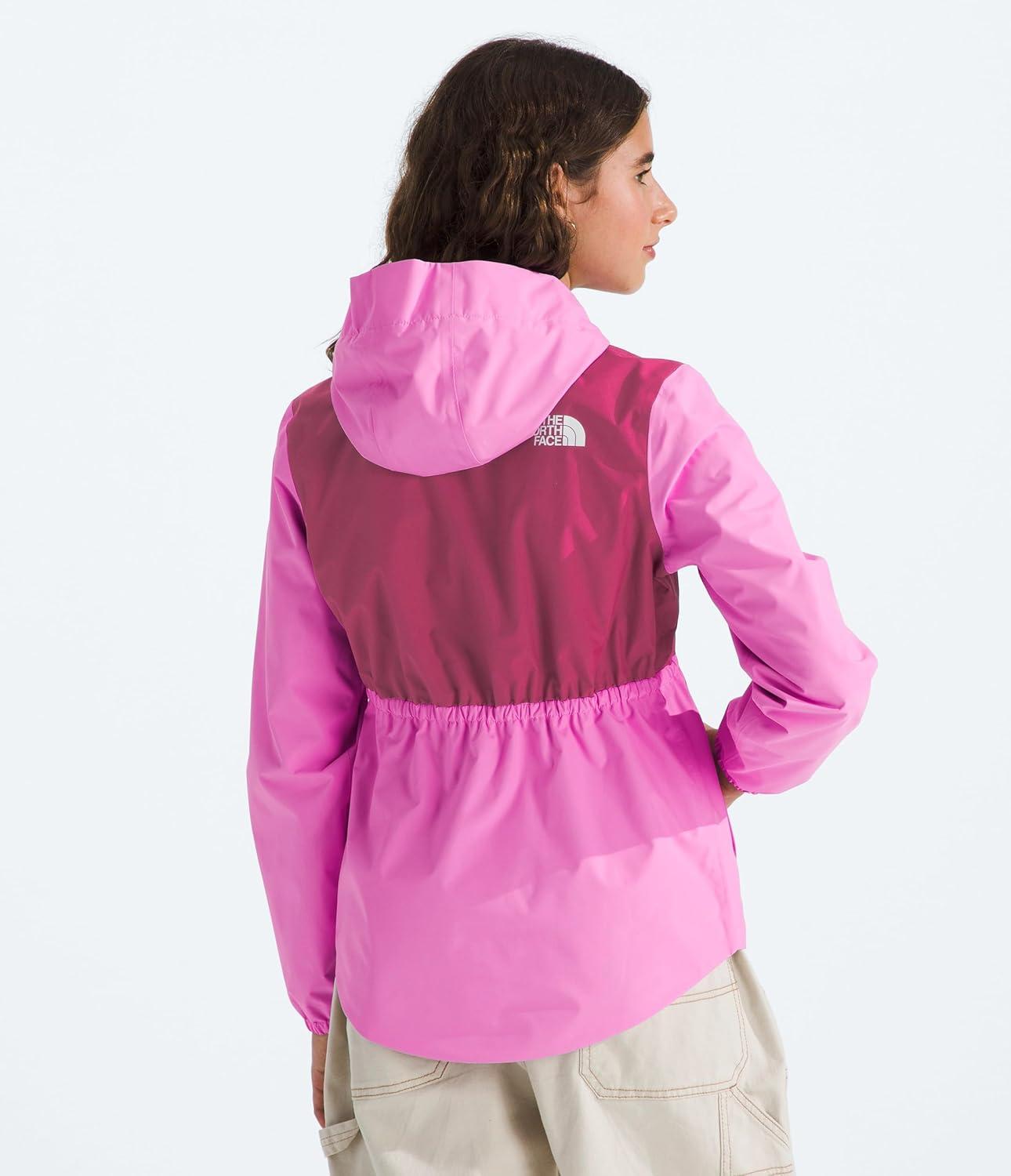 imageTHE NORTH FACE Girls Antora Rain Jacket Waterproof Breathable 3piece Hood Secure Zip Hand PocketViolet CrocusFuchsia Flash