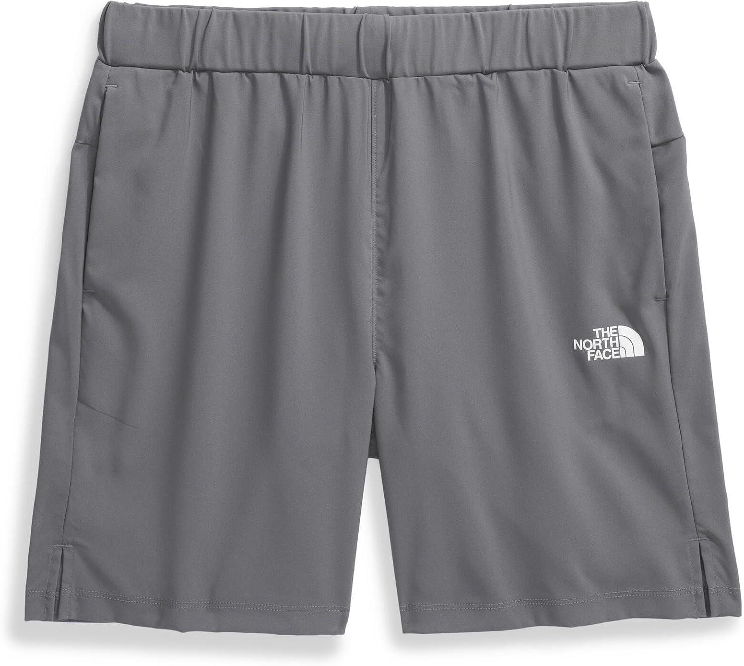 imageThe North Face Boys On The Trail Short Moisture Wicking Water Repellent Finish Elastic Waistband Zip Back PocketSmoked Pearl