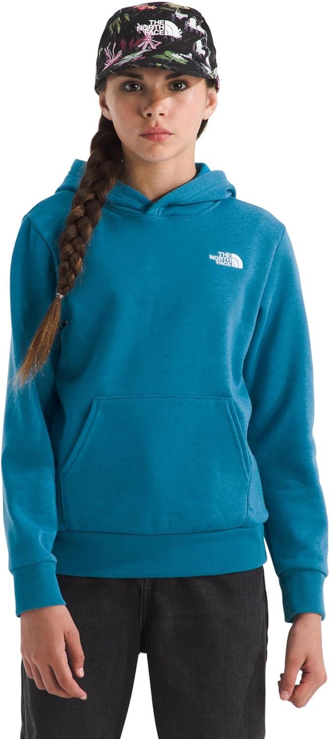 imageThe North Face Kids Evolution Emb Pullover Hoodie Hooded Sweatshirt for Boys amp Girls Kangaroo PocketDusk Blue