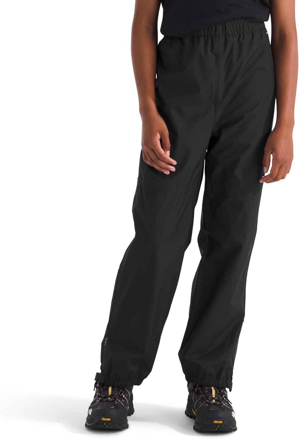 imageThe North Face Unisex Adult Antora Rain Pant Waterproof amp Windproof Outdoor Pants Zipper Pockets Elastic Ankle CuffsTnf BlackTnf Black