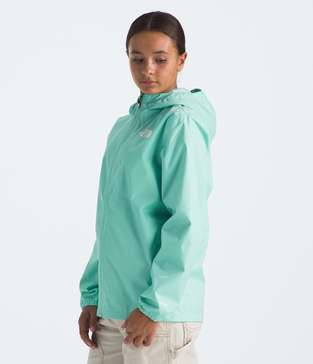 imageThe North Face Unisex Kids Zipline Rain Jacket Waterproof Rain Coat Secure Zip Pockets Weather Ready HoodBright Foam