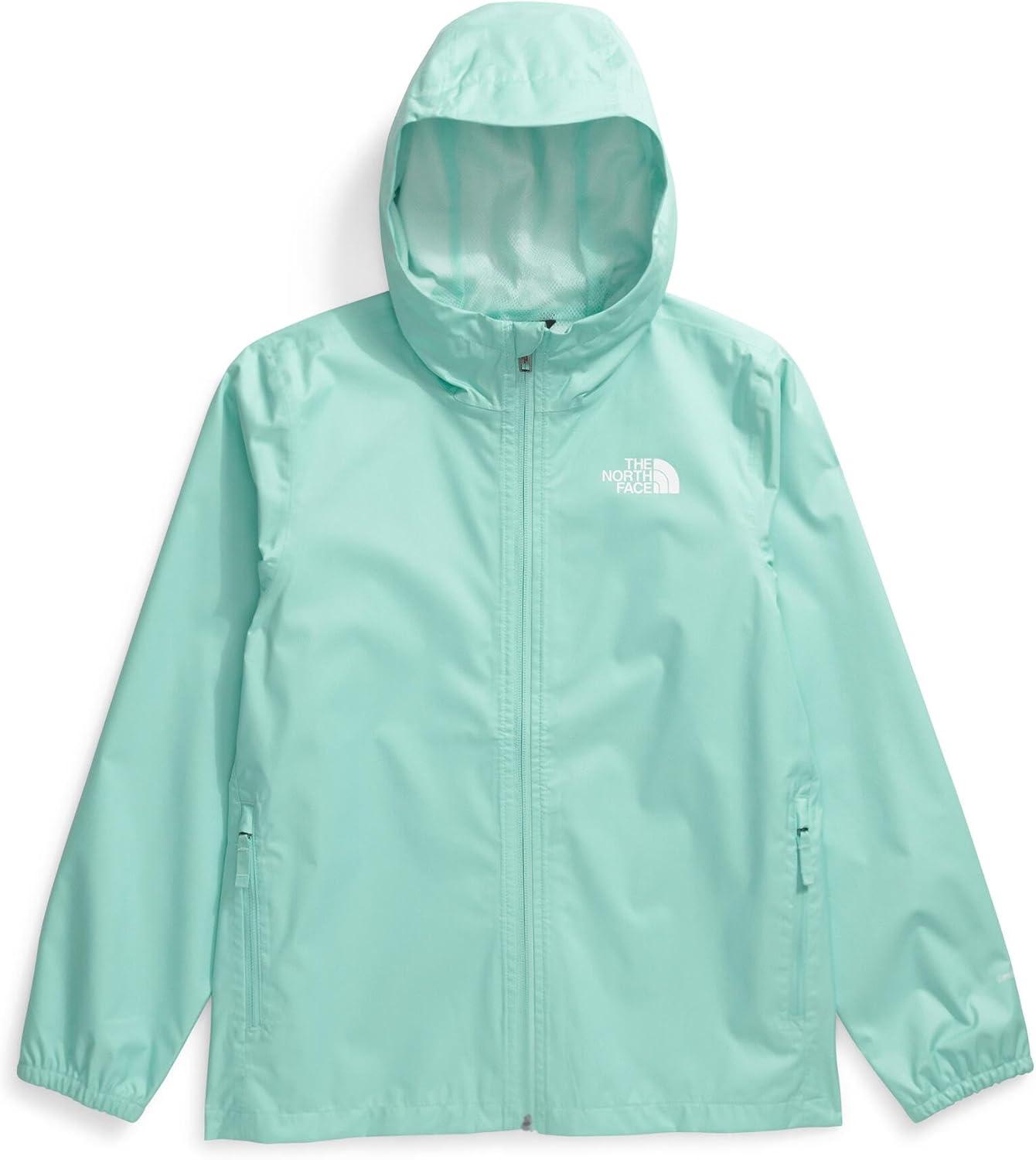 imageThe North Face Unisex Kids Zipline Rain Jacket Waterproof Rain Coat Secure Zip Pockets Weather Ready HoodBright Foam