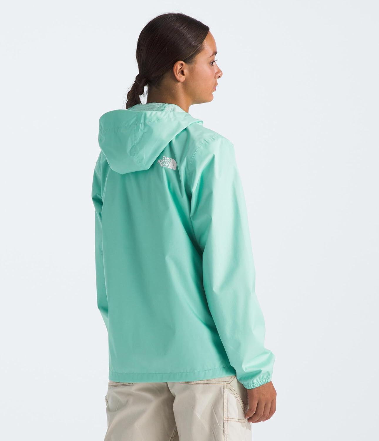 imageThe North Face Unisex Kids Zipline Rain Jacket Waterproof Rain Coat Secure Zip Pockets Weather Ready HoodBright Foam