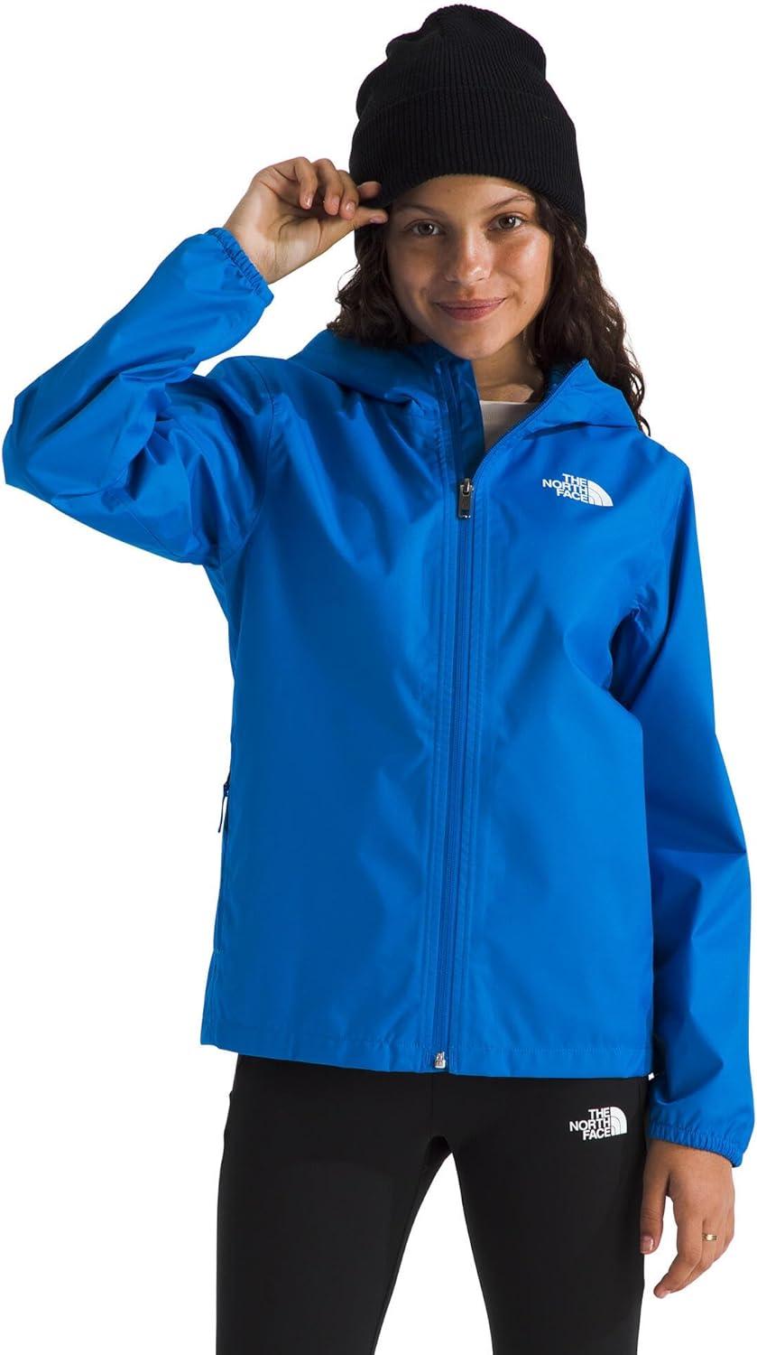 imageThe North Face Unisex Kids Zipline Rain Jacket Waterproof Rain Coat Secure Zip Pockets Weather Ready HoodHero Blue