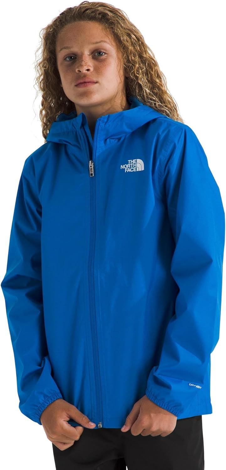 imageThe North Face Unisex Kids Zipline Rain Jacket Waterproof Rain Coat Secure Zip Pockets Weather Ready HoodHero Blue