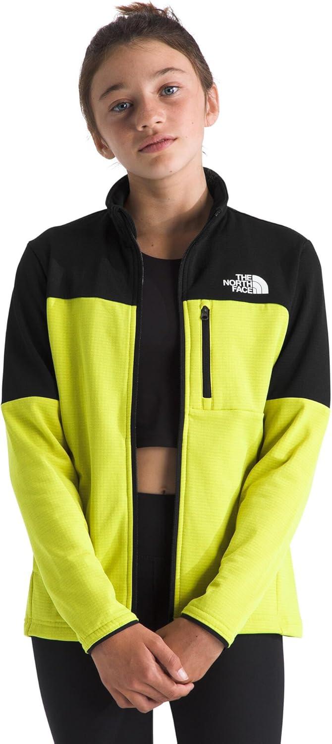 imageThe North Face boys Hike Midlayer Full Zip JacketTnf BlackFizz Lime