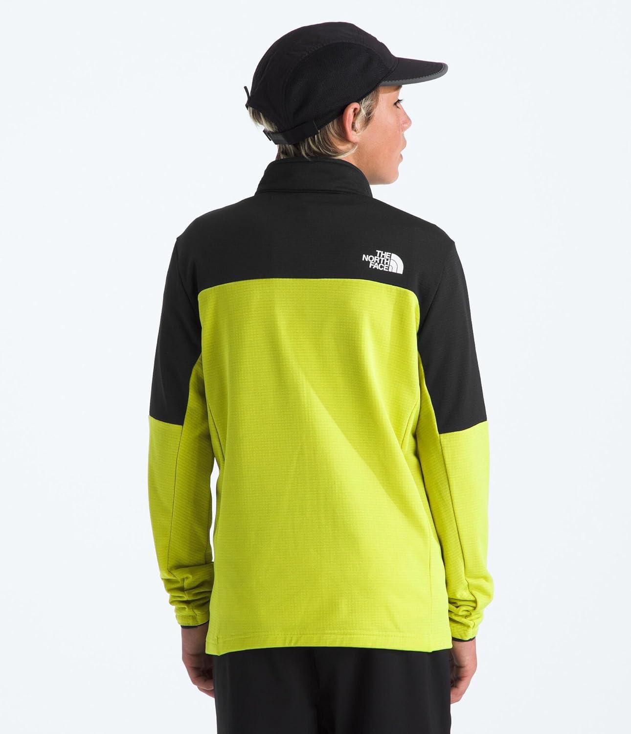imageThe North Face boys Hike Midlayer Full Zip JacketTnf BlackFizz Lime