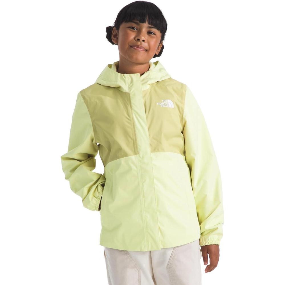 imageTHE NORTH FACE Girls Antora Rain Jacket Waterproof Breathable 3piece Hood Secure Zip Hand PocketLemon Mistpear