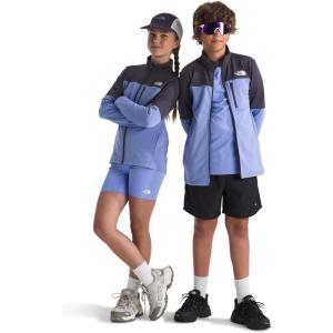 The North Face boys Hike Midlayer Full Zip Jacket(Endless Dusk/Periwinkle Glow)
