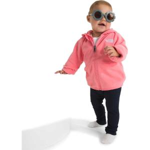 The North Face unisex-baby Glacier Full Zip Hoodie(Coral Crush)