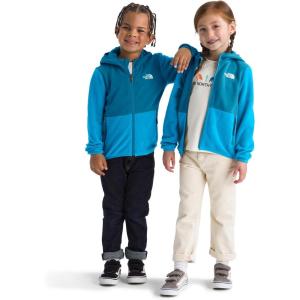 The North Face unisex-baby Glacier Full Zip Hoodie(Meridian Blue/Dusk Blue)
