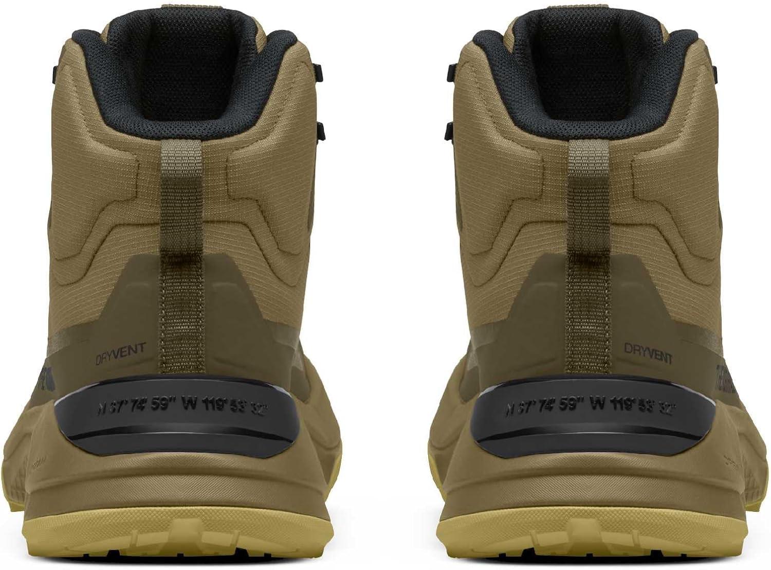 imageThe North Face Mens Fastpack Mid Waterproof Hiking Boot Highly Cushioned Rubber Outsole 5mm LugCedarPear