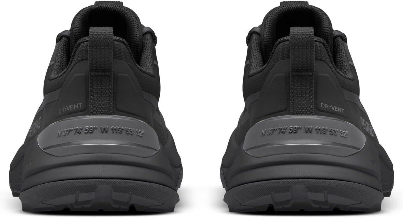 imageThe North Face Mens Fastpack Waterproof Hiking Shoe Highly Cushioned Rubber Outsole 5mm LugsTnf BlackTnf Black