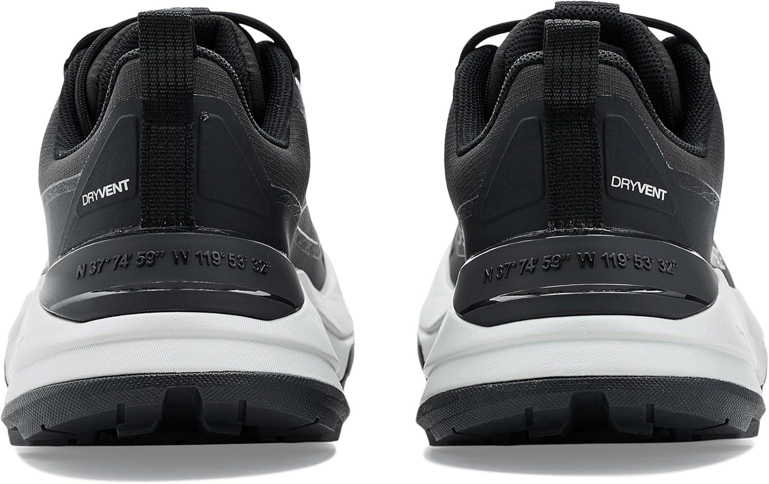 imageThe North Face Womens Fastpack Waterproof Hiking Shoe Highly Cushioned Rubber Outsole 5mm LugsTnf BlackHigh Rise Grey