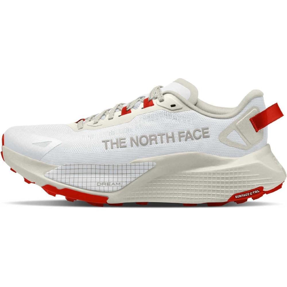 imageThe North Face Mens Altamesa 500 V2 Trail Running Shoe Lightweight Highly Cushioned Durable SoleTnf WhiteLava Red