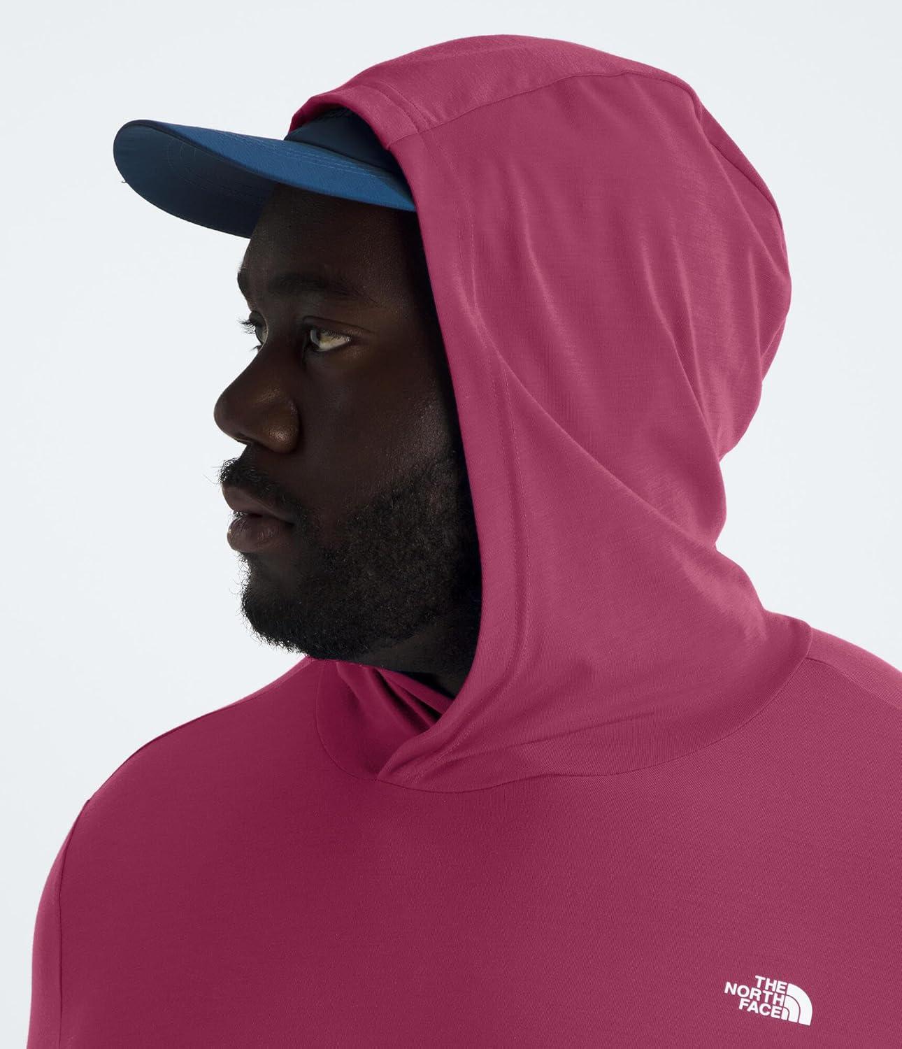 imageTHE NORTH FACE Mens Adventure Sun Hoodie Light amp Breathable With Upf 40 Sun Protection amp 3piece HoodCyber Berry